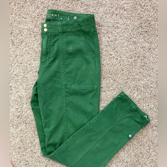 White House Black Market Straight Crop High Waist convertible length cargo pants - Picture 1 of 14